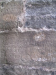 SX22879 Grafitti at Clun Castle.jpg